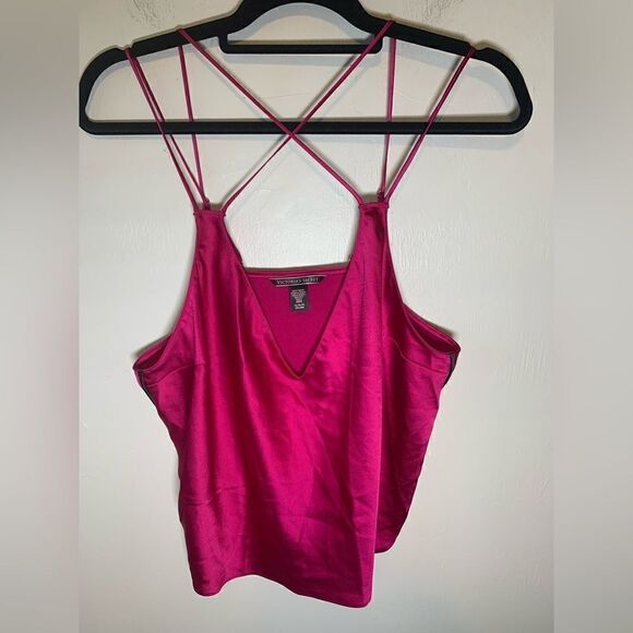 Victoria's Secret Other - Victoria’s Secret Fuschia pink camisole size XL